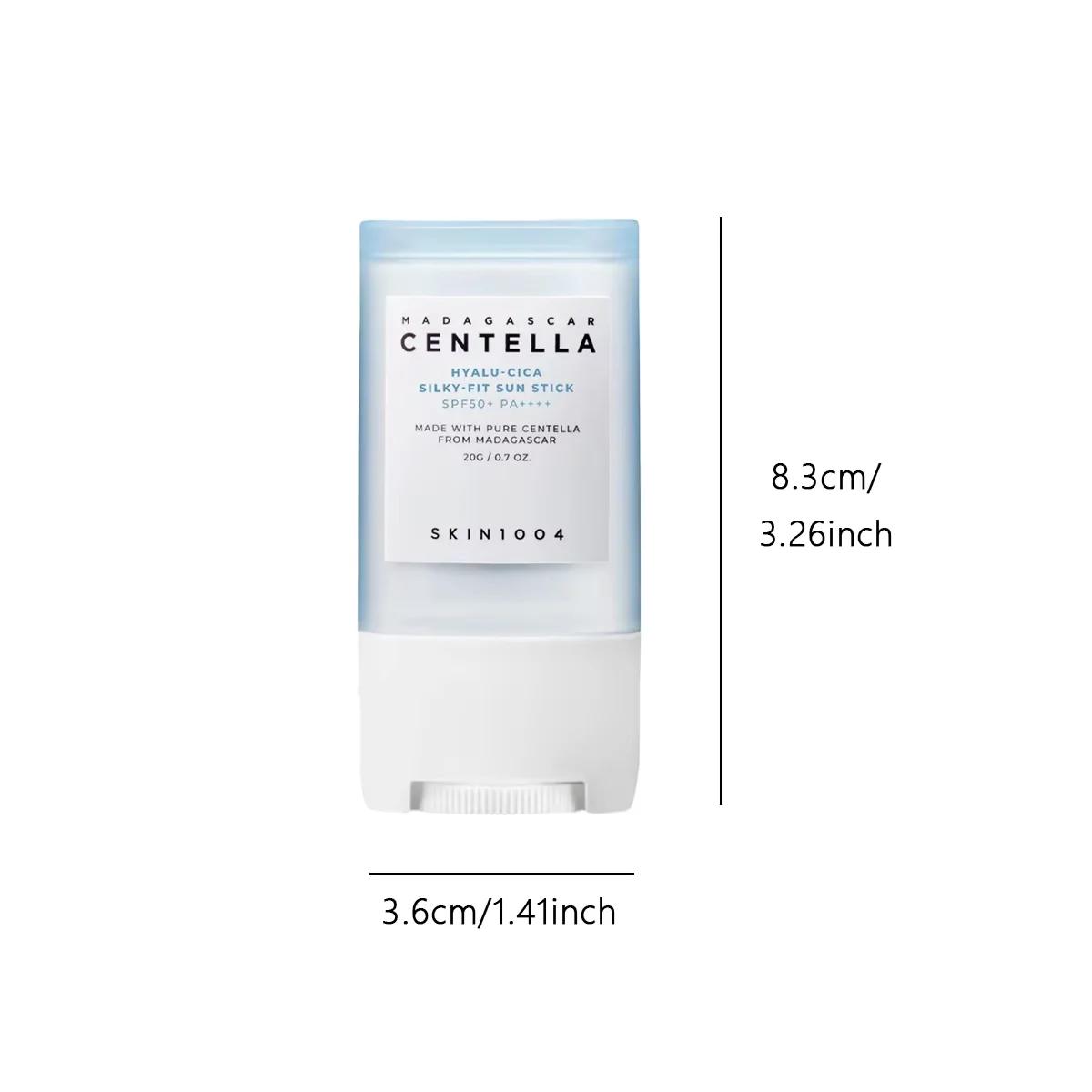 Stick solaire soyeux SKIN1004 Madagascar Centella Hyalu-Cica SPF50+ PA++++, protection solaire toute