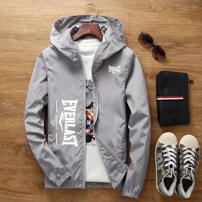 Veste à capuche zippée coupe-vent pour homme 2026 – Tenue décontractée et sportive pour le streetwea