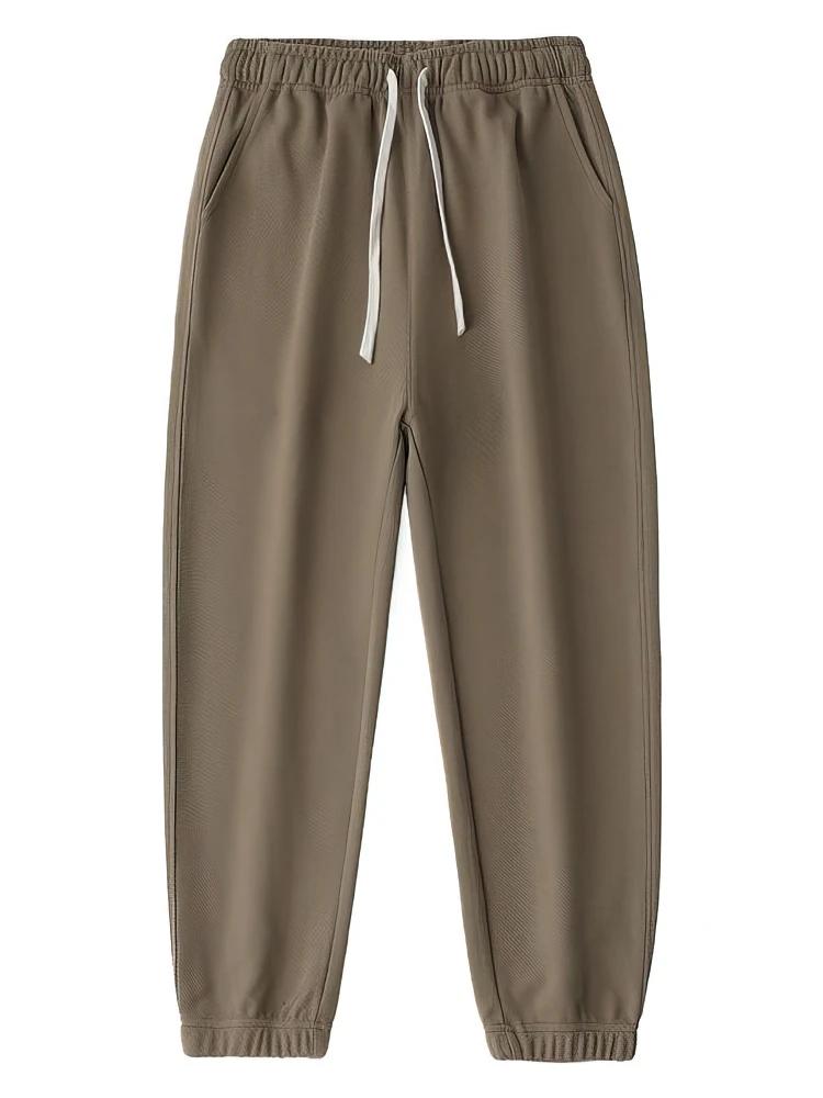 65% coton sergé Baggy décontracté survêtement pantalon hommes 380g Anti-rides vêtements de travail p