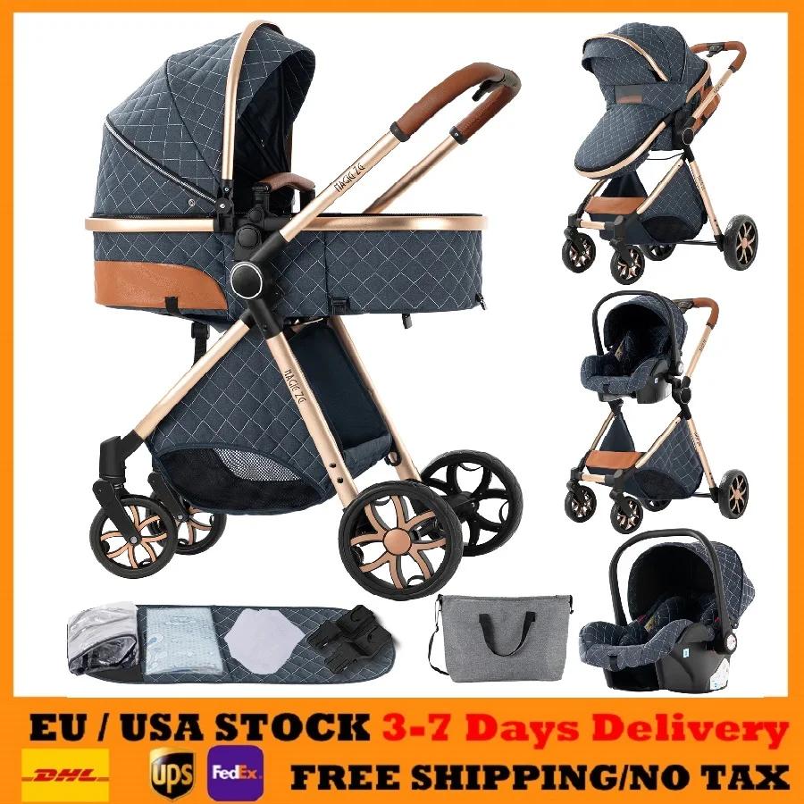 Coussinets bébé poussette landau léger bébé poussettes pour voyage infantile siège auto bébé Buggies