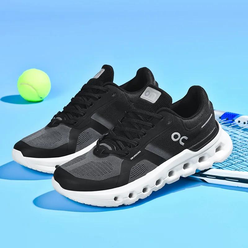 Chaussures de course ultralégères d'été pour hommes, baskets décontractées respirantes à plateforme,