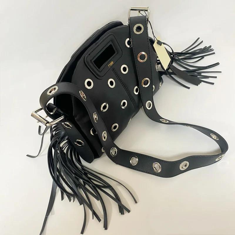Petit sac à bandoulière rétro noir pour femmes, sac à bandoulière décontracté pour l'extérieur, nouv