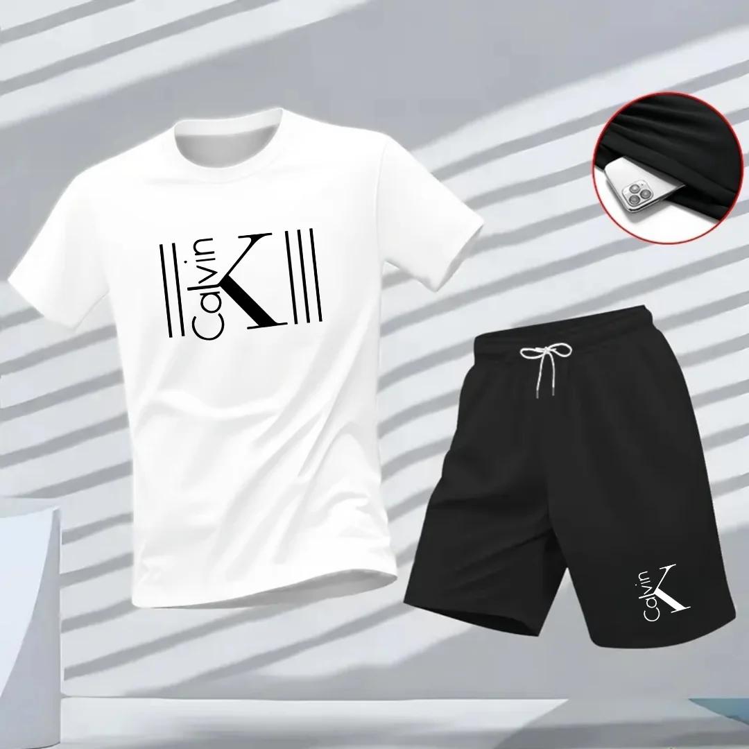 "2025 T-shirt imprimé à motif de sport respirant pour hommes T-shirt à manches courtes à la mode déc