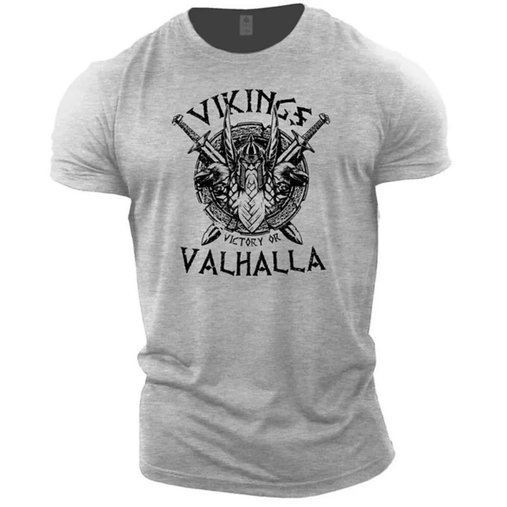 T-shirt col rond pour hommes, respirant et confortable, à la mode, pour entraînement musculaire, let