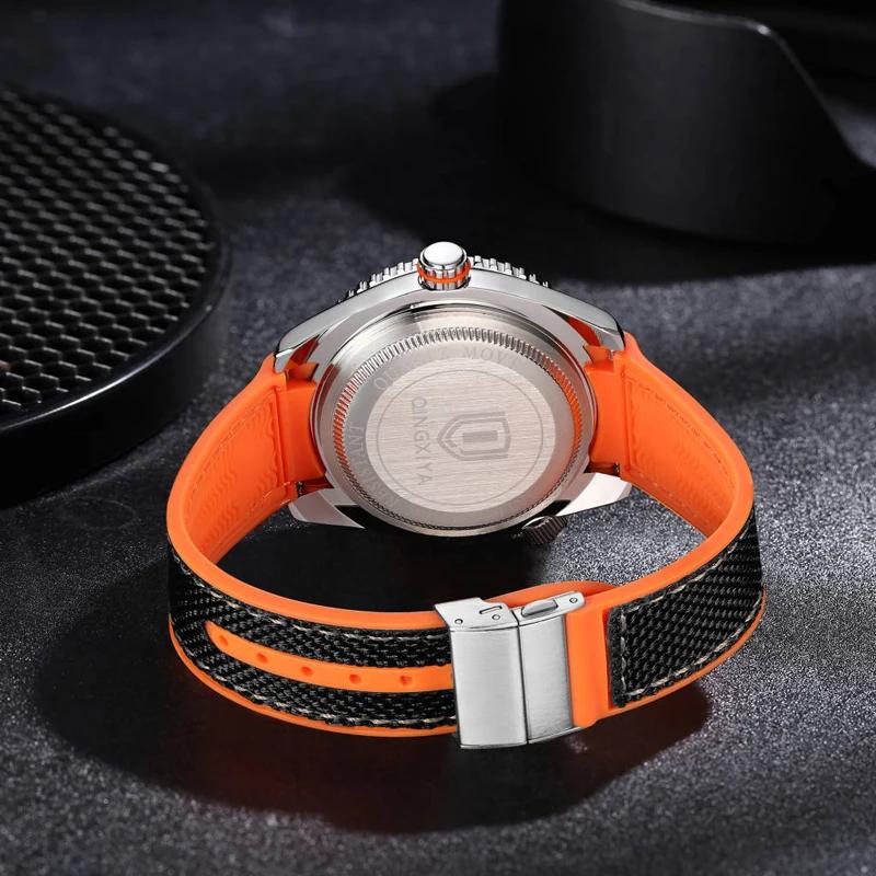 QINGXIYA-Montre à Quartz pour Homme, Bracelet en Silicone, Étanche, Shoe, Calendrier, Nouvelle Mode