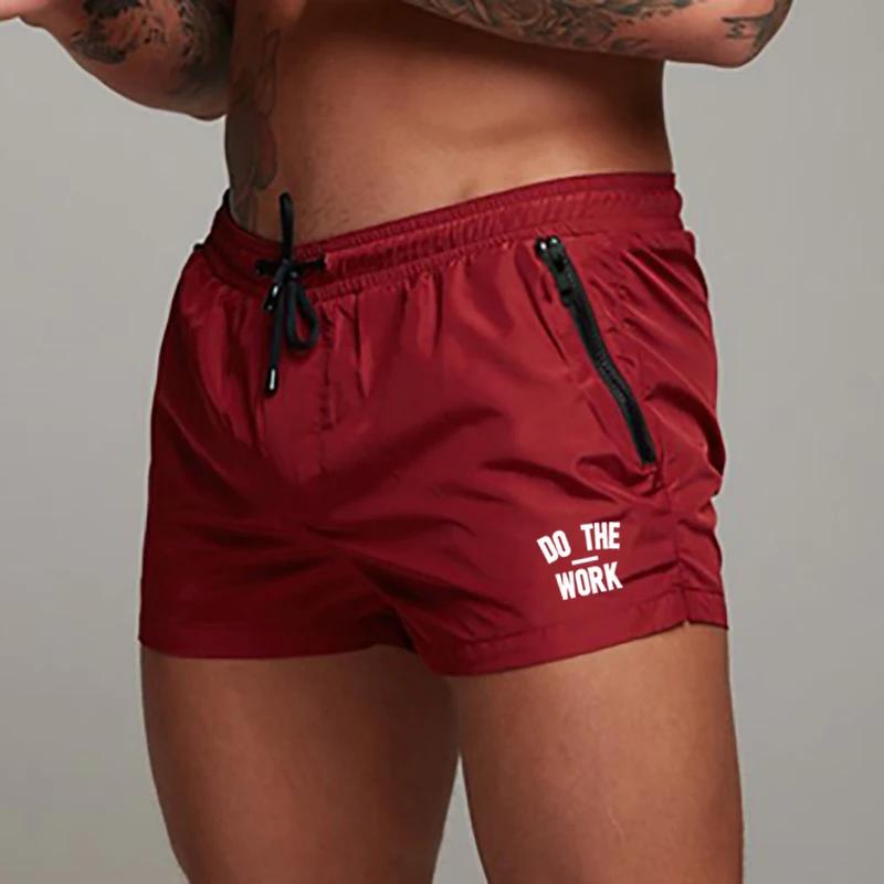Maillot de bain pour hommes, short de bain, été, décontracté, plage, séchage rapide, course à pied,