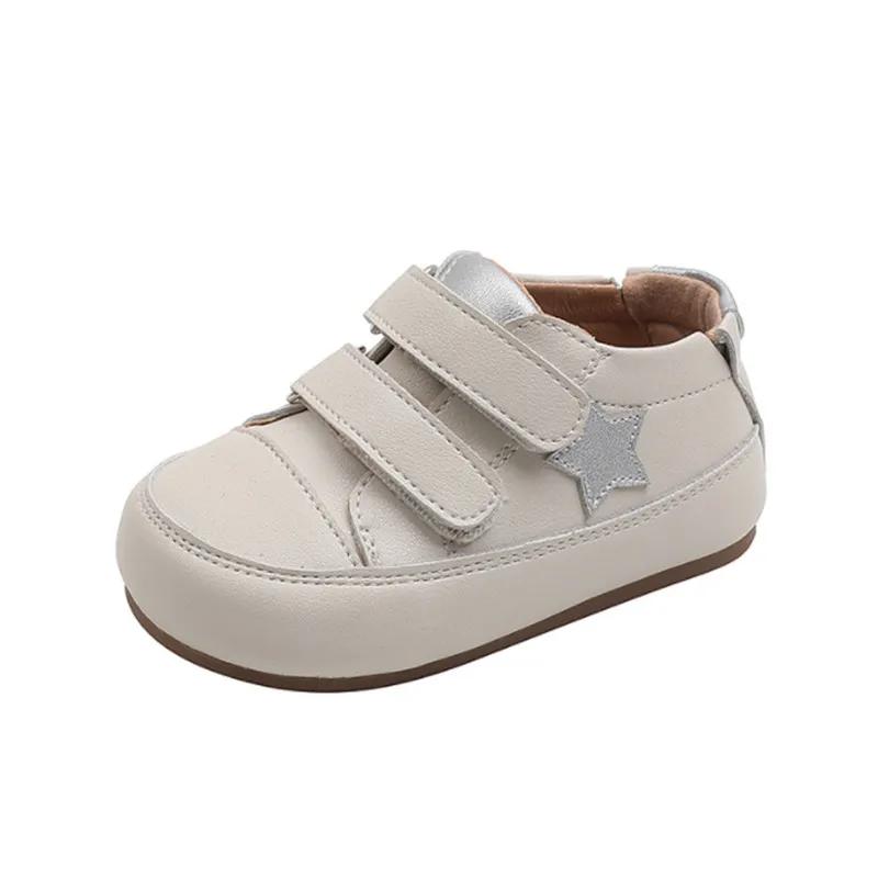 Chaussures cuir microcarence bébé 0-5 ans - Semelle souple pieds nus garçon fille