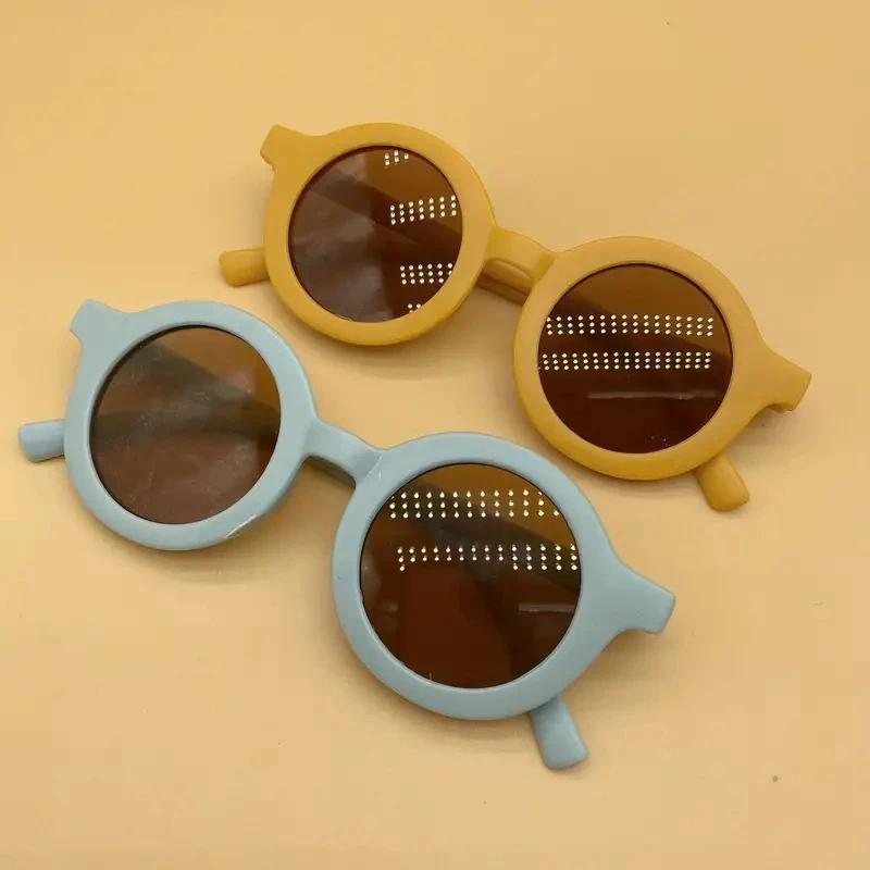 Lunettes de soleil mignonnes pour bébé, lunettes de soleil pour enfants, outil de photographie en pl
