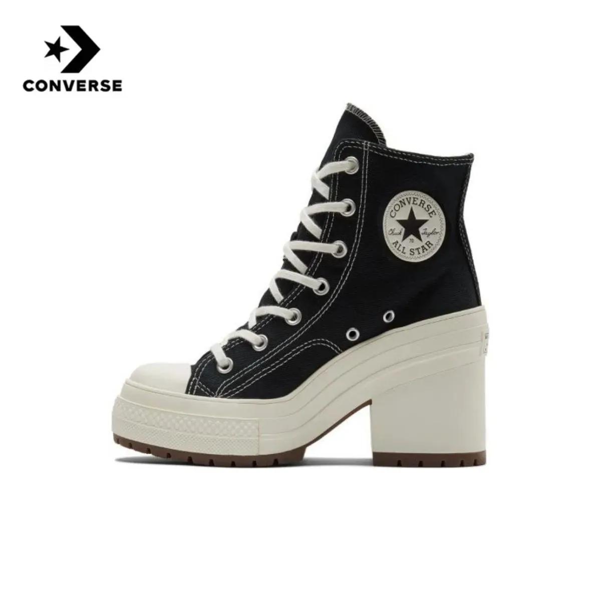 Converse Run Star Motion – chaussures montantes en toile, baskets à plateforme à fond épais, Design