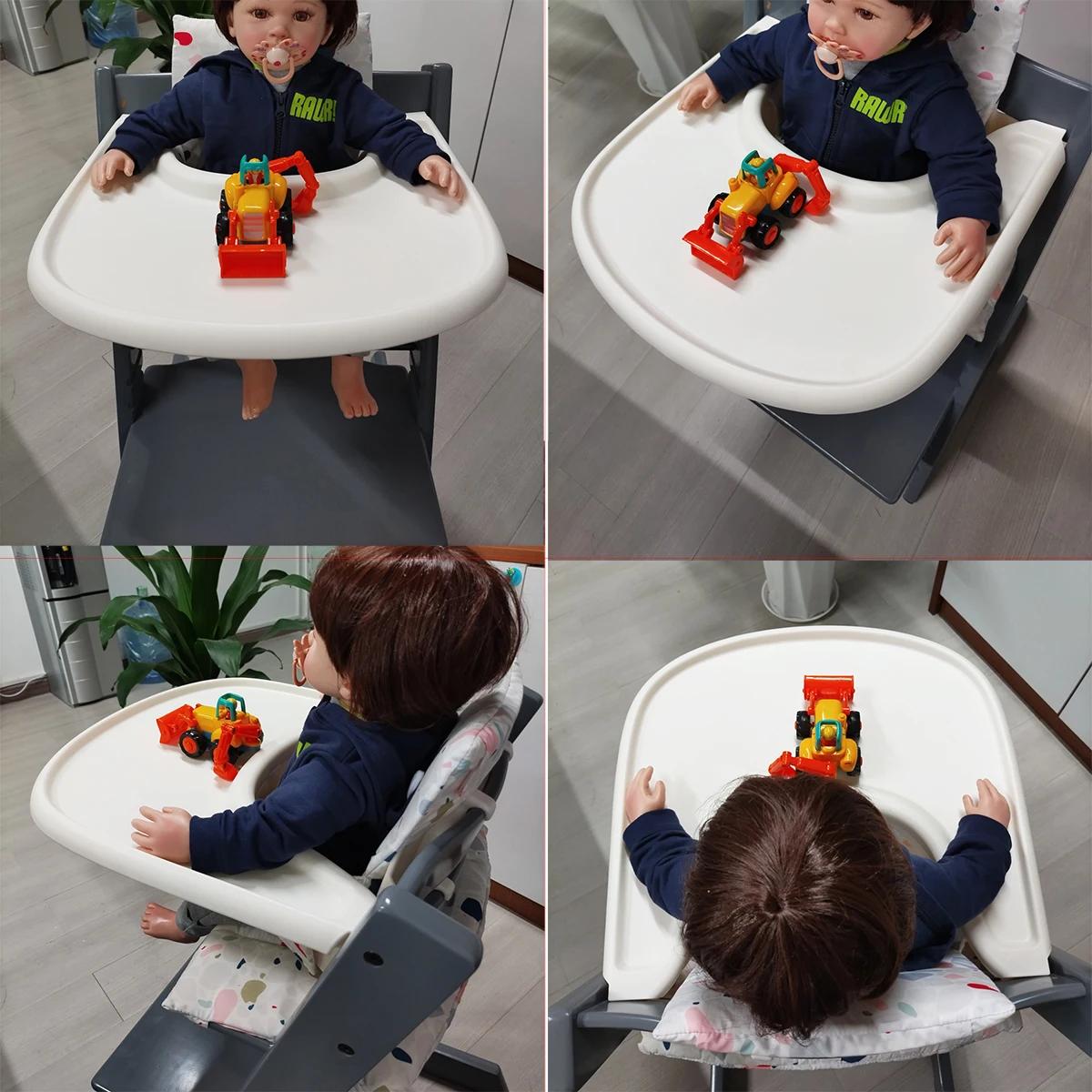 Plateau de siège de bébé pour chaise haute Stokke Tripp Trapp, utilisé comme assiette de collation o