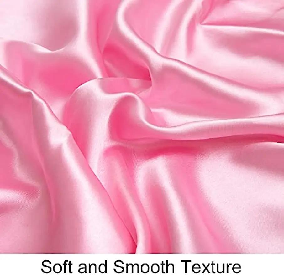 Taie d'oreiller en Satin de soie pour tout-petits, 35x50cm, taies d'oreiller de voyage rafraîchissan