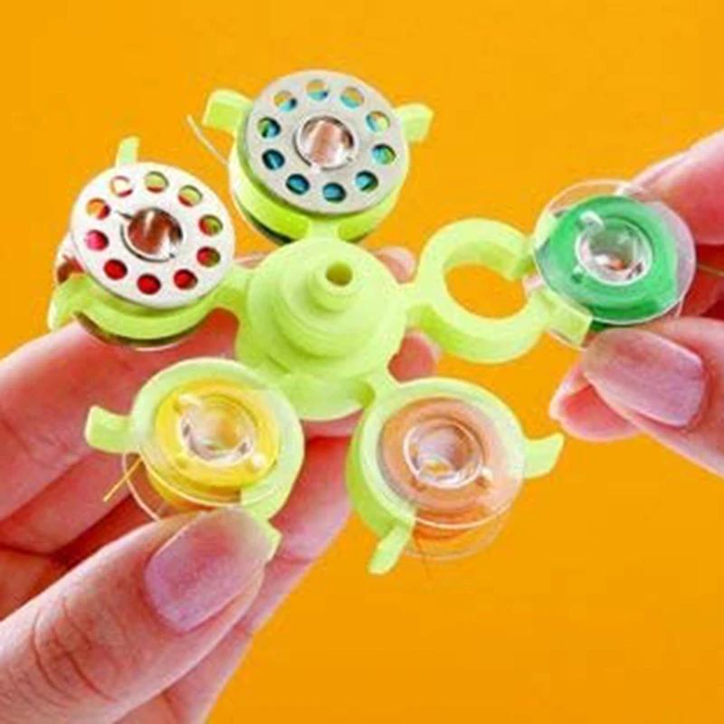 Support de Clip de rangement, tour de bobines de couture pour bobine de 30 fils, support en plastiqu
