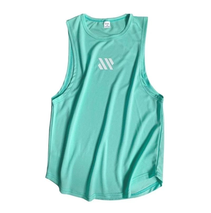 2024 Hommes fitness gymnases Débardeur hommes Fitness chemise sans manches Mâle maille respirant Gil