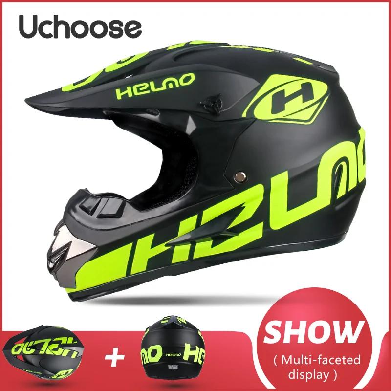 UCHOOSE casque De Moto requin Motocross casque tout-terrain enfants Moto accessoires De vélo ATV Cap