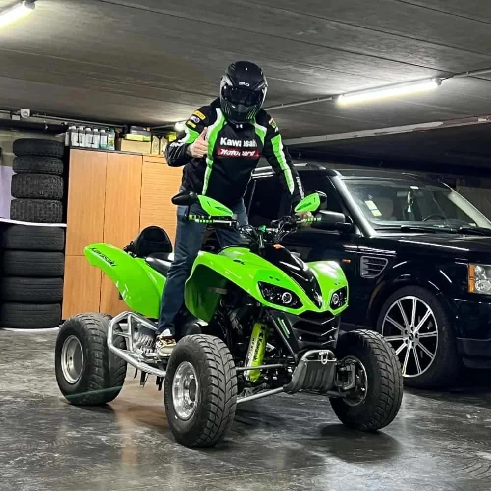 Veste de moto tout-terrain d'été Kawasaki brodée, combinaison de course anti-chute à réduction de vi