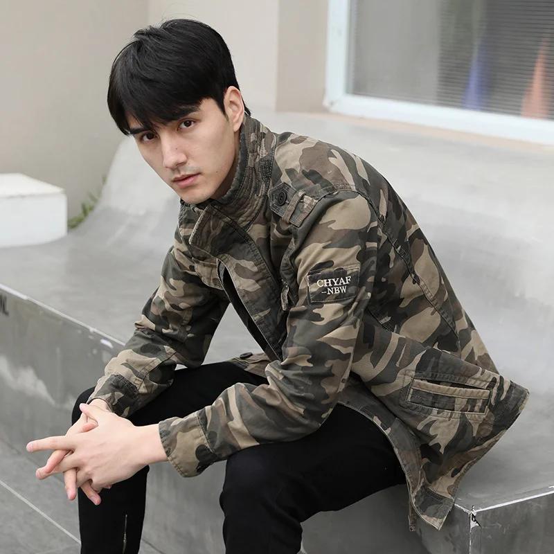 Veste de Camouflage pour hommes, vêtements de sport, coupe-vent épais, manteau de Camouflage militai