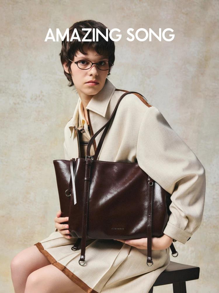 Sac fourre-tout Amazing Song Donut, léger, grande capacité, sac à la mode