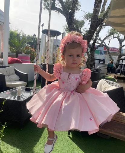 Robe de soirée haut de gamme pour bébé fille, vêtements pour enfants doux, 0-4 ans, littérature, nou