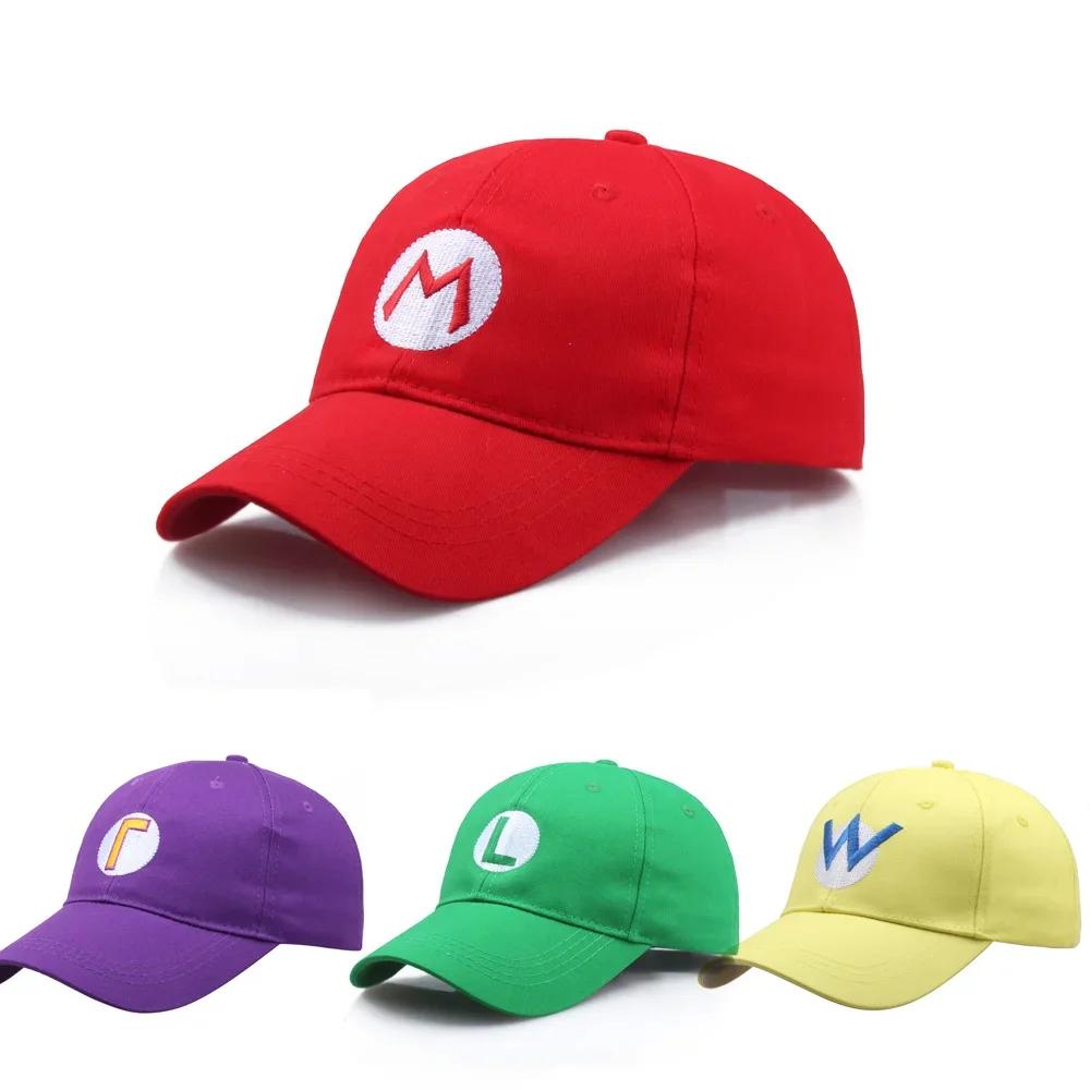 Casquette de baseball brodée avec lettres de dessin animé, pare-soleil réglable, idéale pour les jeu