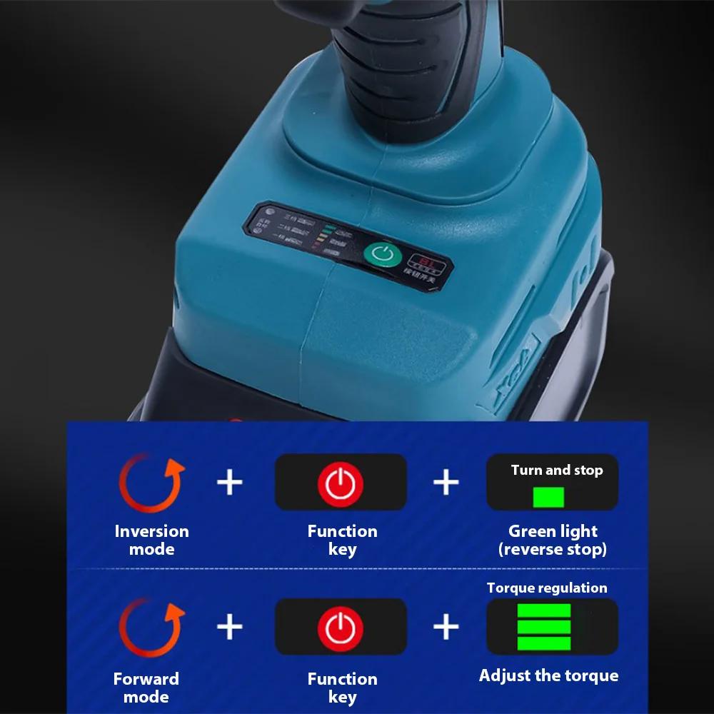 Makita – clé à chocs électrique sans fil, 3000N.m, 1/2 pouces, vitesse Variable, sans balais, outil