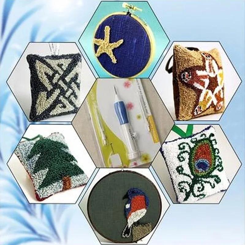 Kit d'aiguilles à poinçonner pour broderie, ensemble d'outils de couture, stylo à aiguille magique,