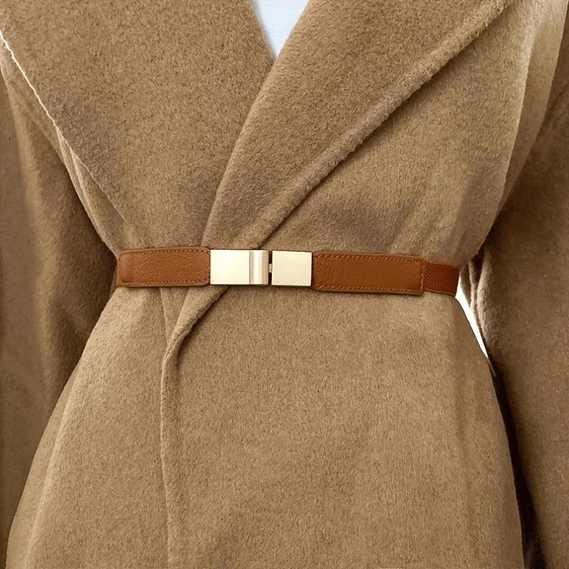 Ceinture fine élastique pour filles, décoration, mode, robe, jupe
