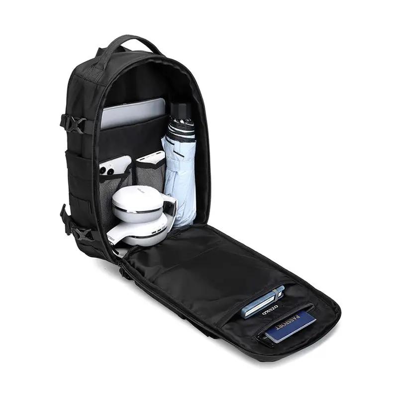 OZUKO-sac à bandoulière pour hommes, sac de poitrine imperméable, sacoche à fermeture éclair, mode s