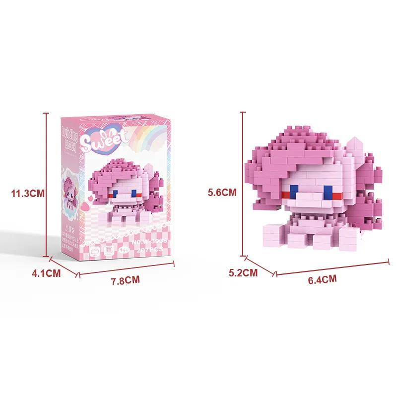 Blocs de construction My Little Pony Lega Equestria pour filles, blocs de construction scintillants,