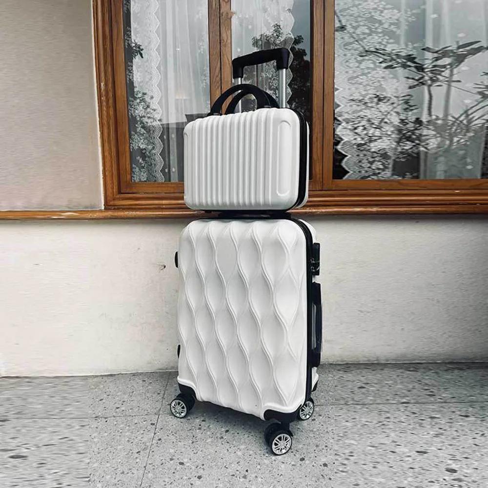 Ensemble de bagages 2 pièces, valise cabine 20 pouces, petit ensemble de valises portables 14 pouces