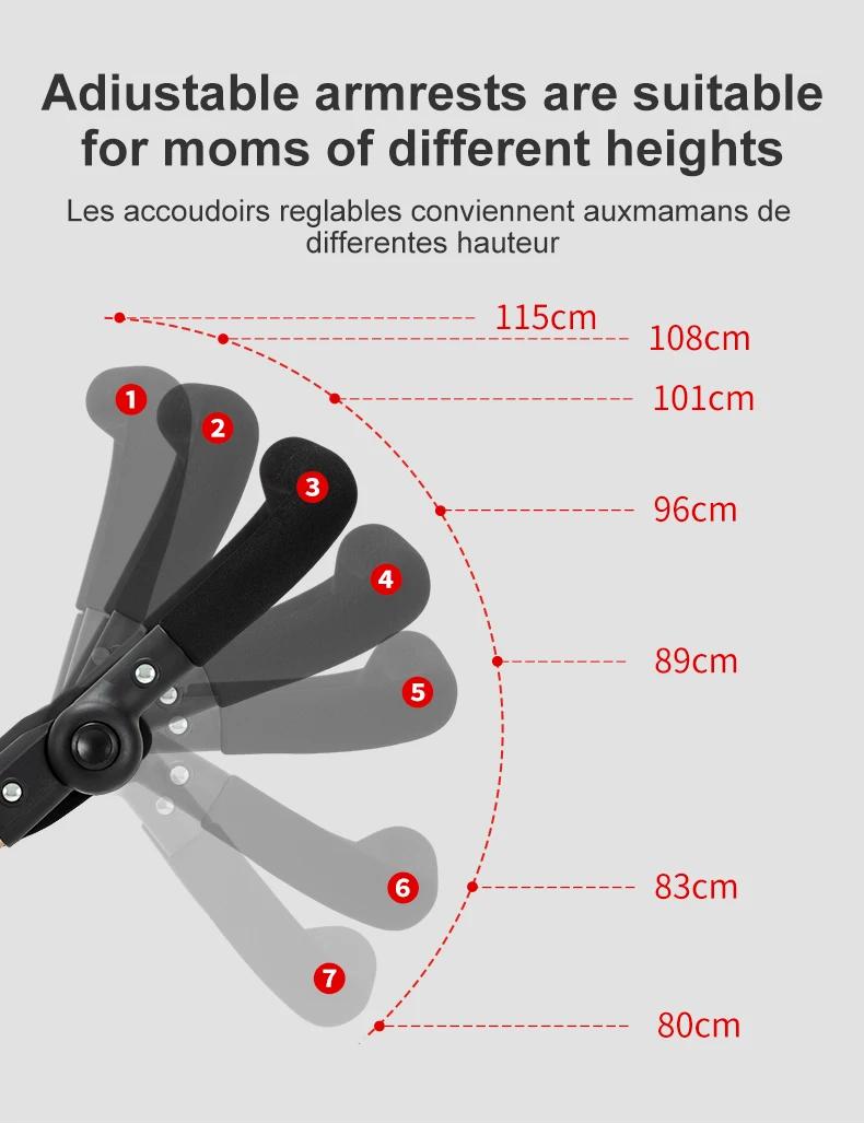 Poussette 3 en 1 pour bébé, pliable, portable, avec moustiquaire, certifiée UE