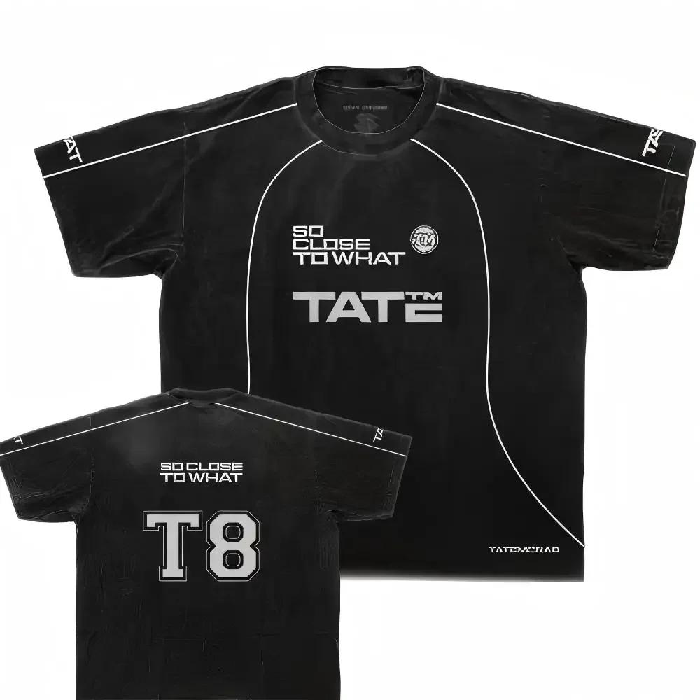 Nouveau maillot de football Tate McRae - SC2W 2025 blanc pour hommes, manches courtes, 3D, pour enfa