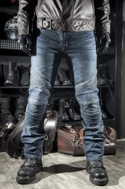 Komine-Jeans de moto pour hommes, jeans de moto pour hommes, équipement de protection, protège-genou