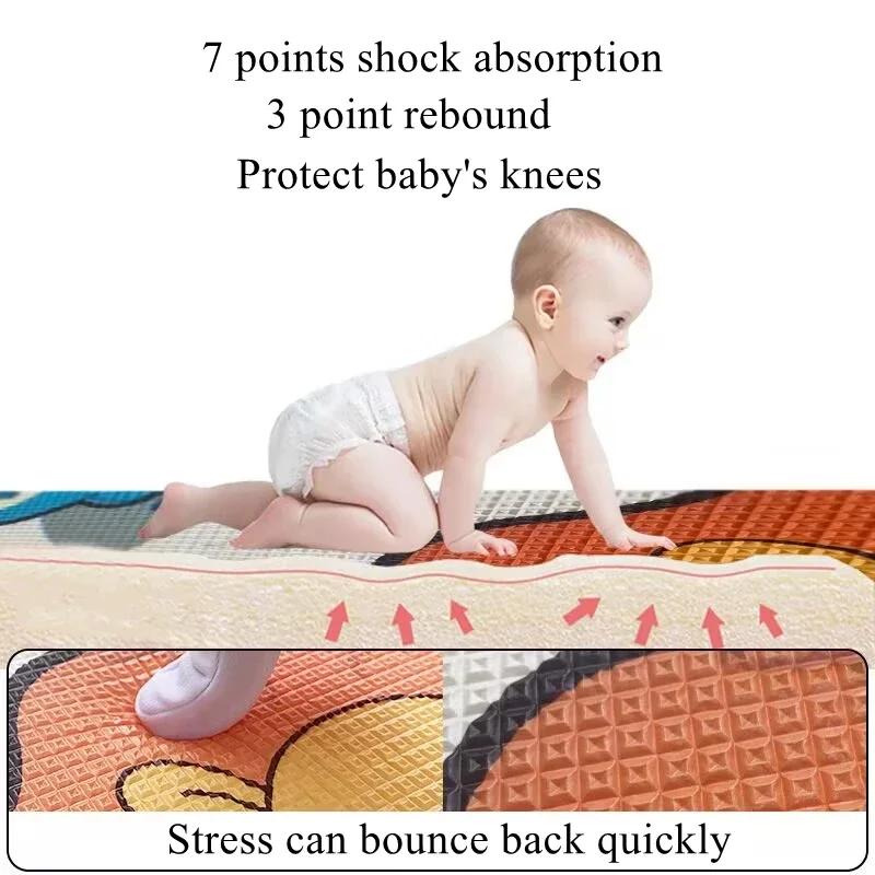 Tapis de jeu pour bébé, grande taille 200x180cm, jouets pour enfants, tapis de sécurité, tapis de dé