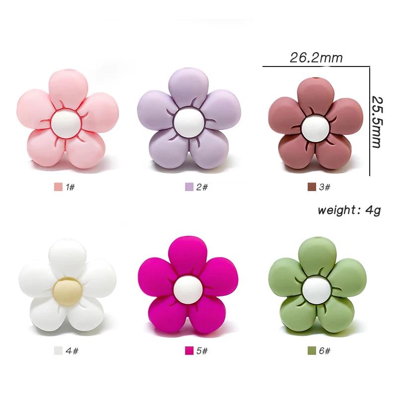 1/3/10 pièces Silicone fleur sucette Clips de qualité alimentaire anneaux de dentition pour bébé bri