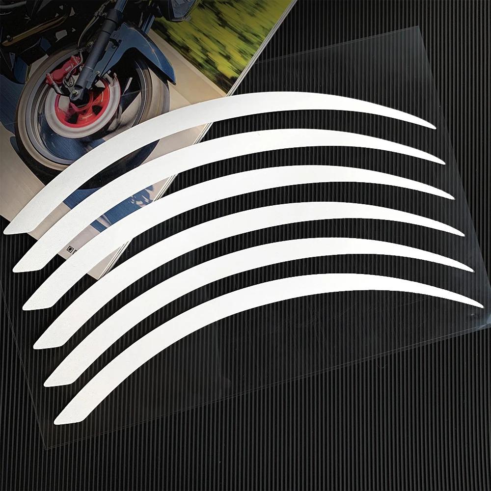 Bandes autocollantes réfléchissantes pour roues de moto, 6 pièces, 10 "12", pour YAMAHA, HONDA, SUZU