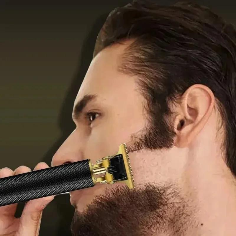Machine de coupe de cheveux électrique Vintage T9 tondeuse à cheveux Rechargeable homme rasoir tonde