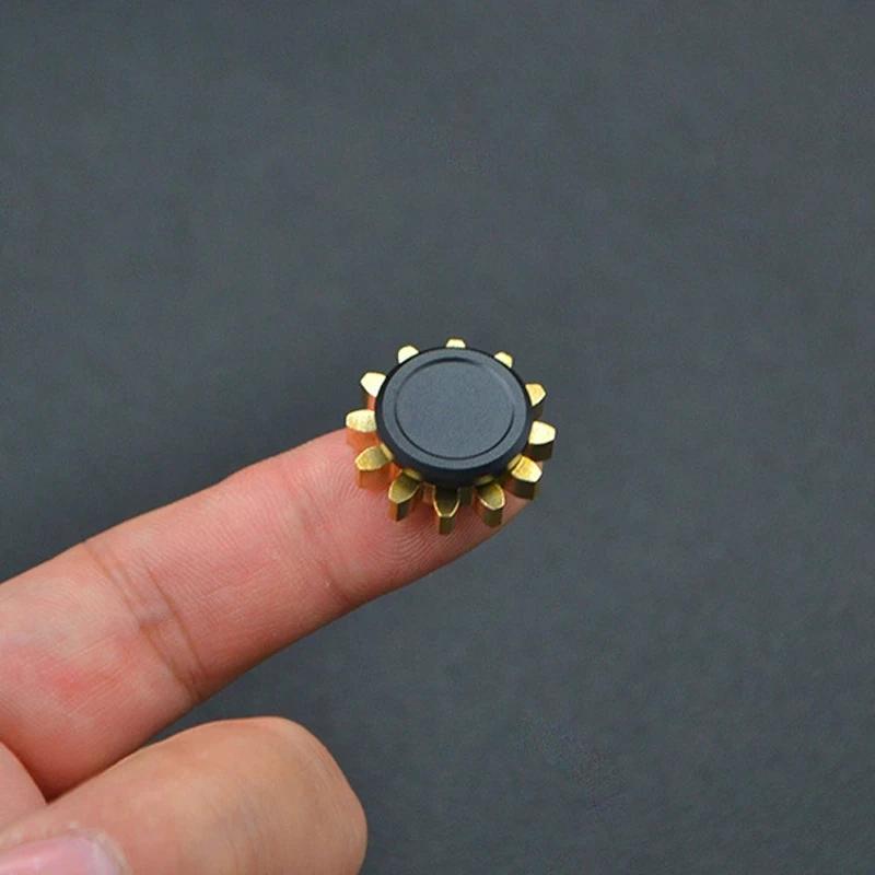 Fidget Spinner Mini Gyroscope à engrenages métalliques, jouet anti-Stress Portable pour adultes, ant