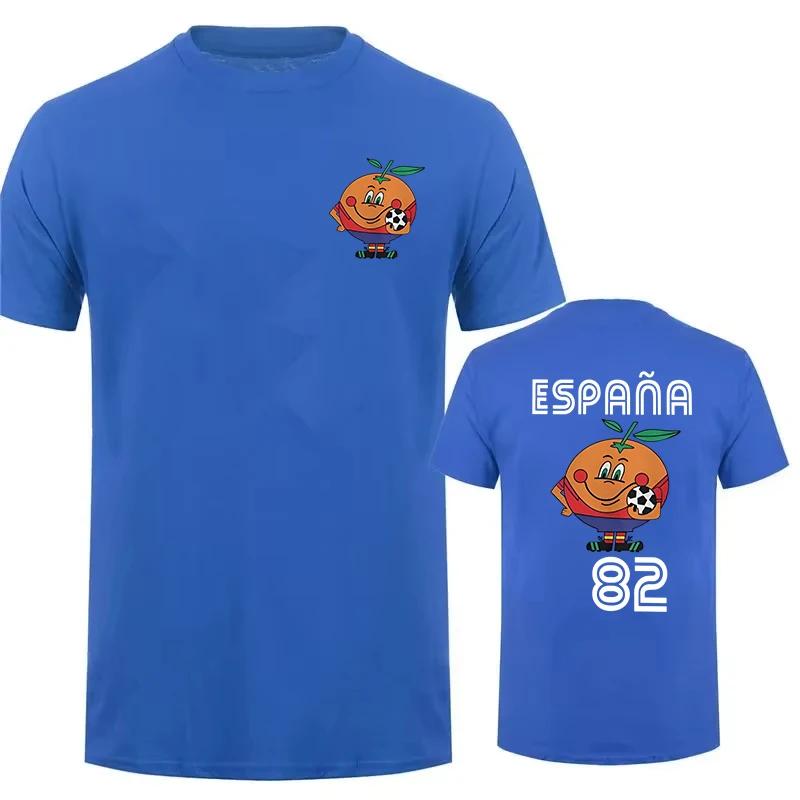 Naranjito T-Shirt hommes femmes T-Shirt col rond Espana 82 espagne mascotte 1982 Football Football T