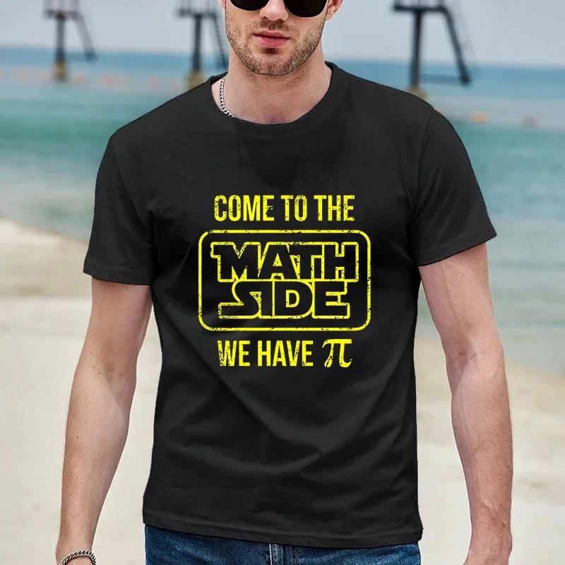 Pi Π Symbole Design T-shirts Vêtements De Mode Science Math T-shirts D'été Décontracté Professeur T-