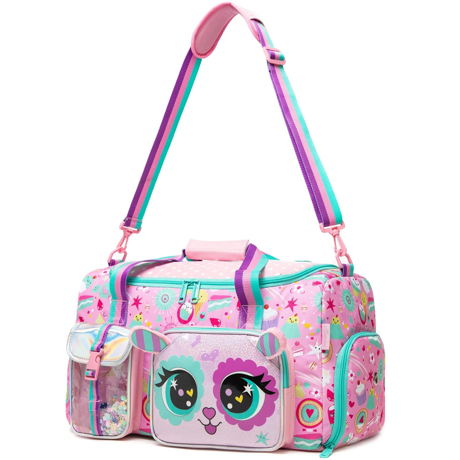 Sac de sport pour enfants, sac de voyage pour filles, sac de nuit pour filles, sac de danse pour fil