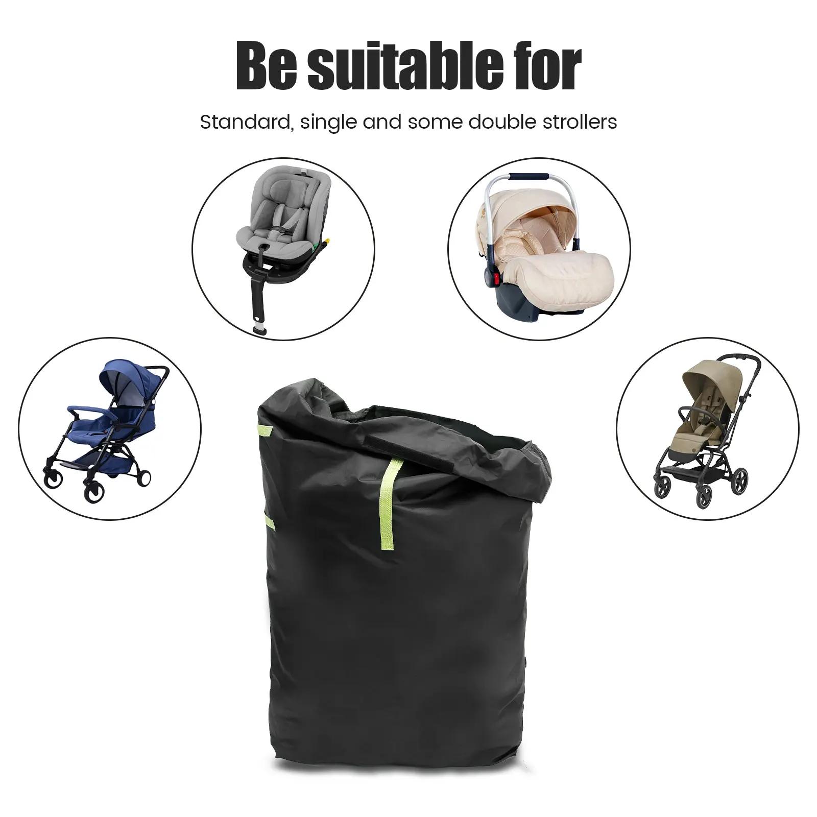 Grand sac de couverture poussette 420D Oxford étanche - Sac rangement voyage avec sangle réglable