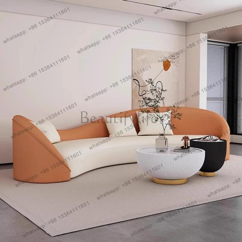 Ensemble de canapés de bureau nordiques simples, table basse moderne pour salon, combinaison pour es