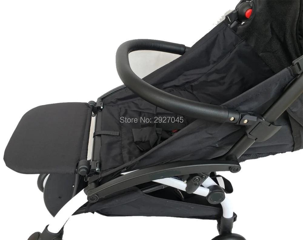 MomTan ® Accessoires de poussette pour bébé, accoudoir en cuir PU, barre de pare-chocs, main coura