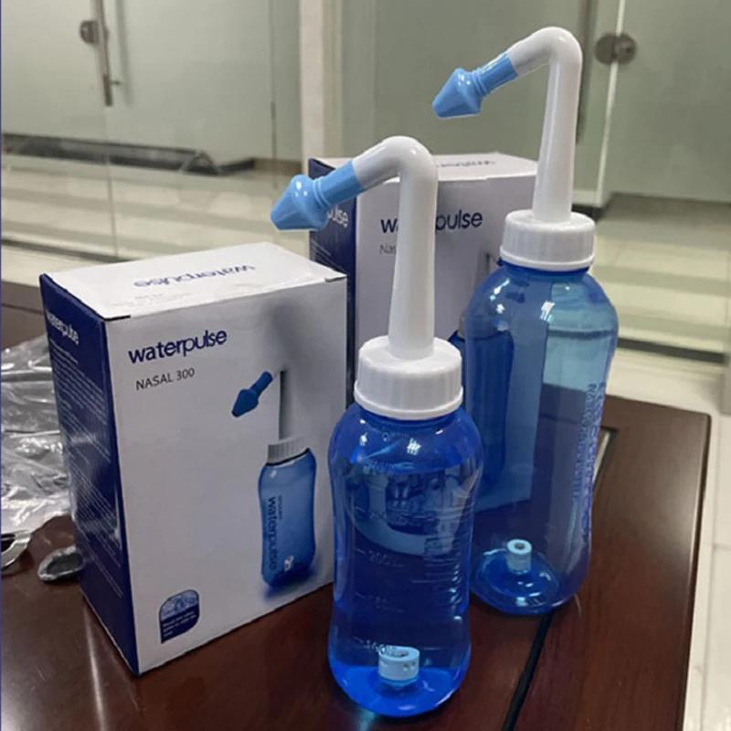 Irrigateur nasal 300ml 500ml, bouteilles de rinçage, nettoyeur de nez à impulsion d'eau, Pot Neti po