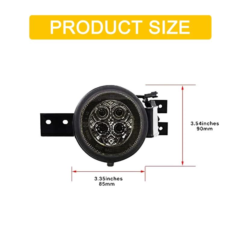 2 pièces lentille claire et fumée LED ambre indicateur blanc DRL lumière de Position pour Mini Coope