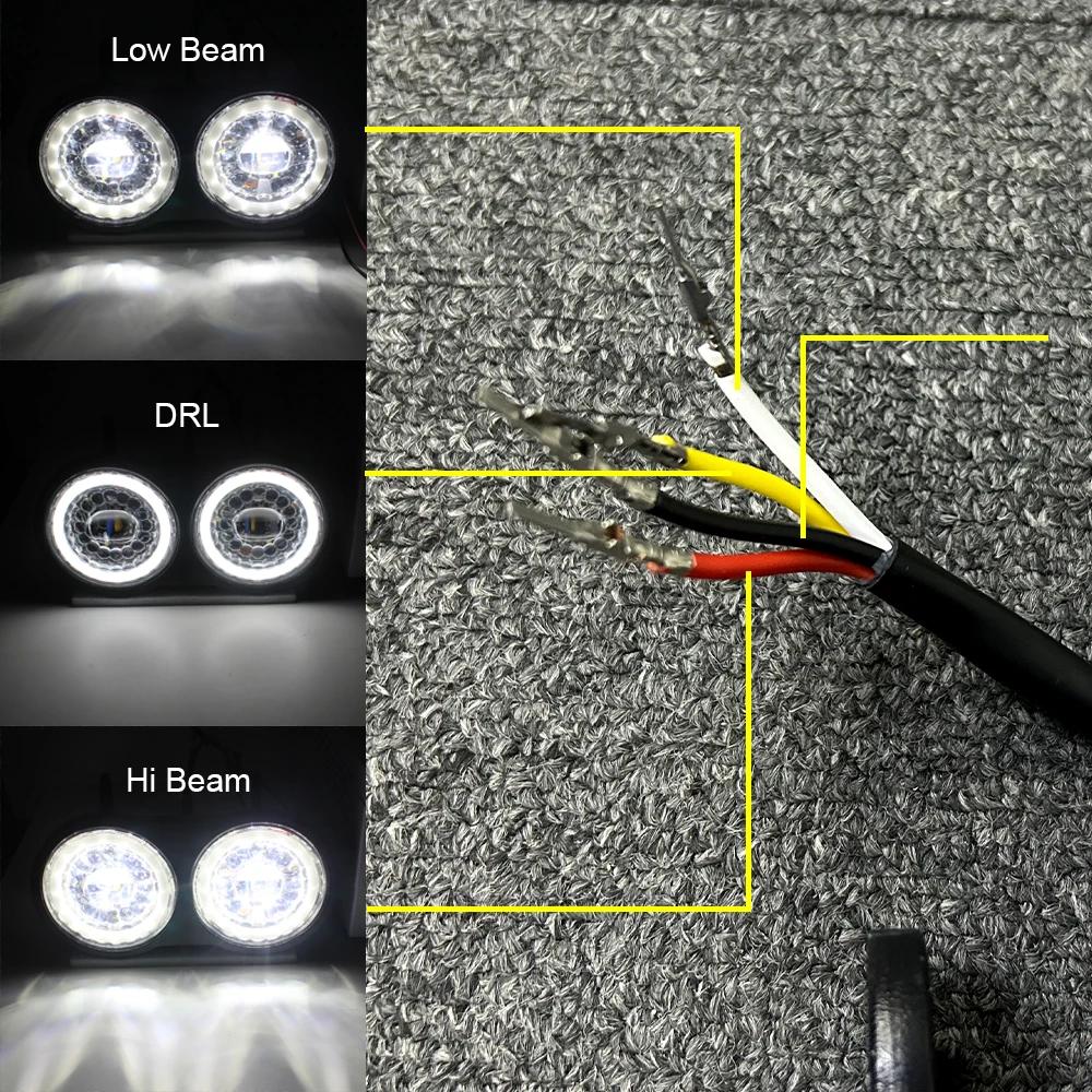 Phare LED double lumière pour moto, pour Buell XB modèle 2003 – 2010