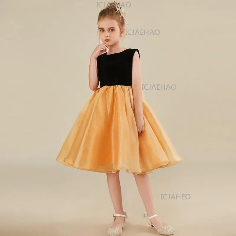 Robe de Soirée pour Filles 2026 : Robe de Cérémonie pour Violon, Piano, Mariage, Demoiselle d'honneu