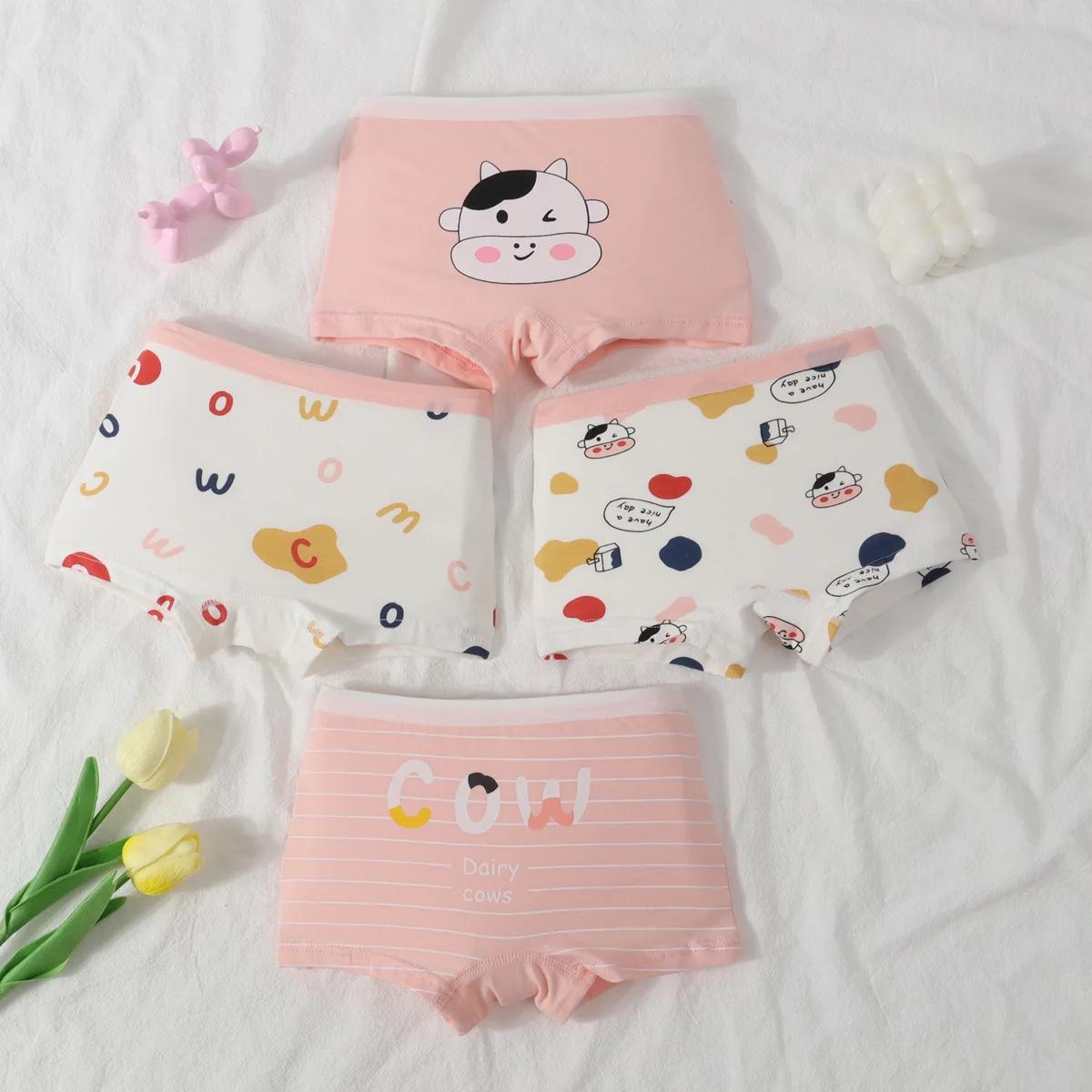 Nouveaux sous-vêtements pour enfants, sous-vêtements en coton, sous-vêtements pour filles, boxeurs p