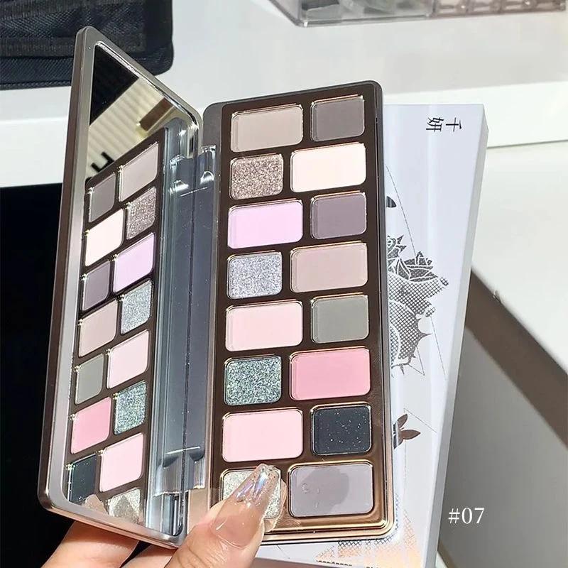 Chèeryep maquillage fard à paupières Palette 16 couleurs neutre ombre à paupières plaque maquillage