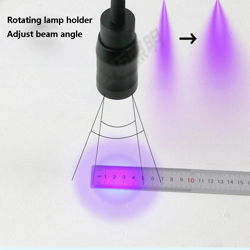 5W USB faux cils colle UV durcissement projecteur régulation faisceau uv cils ongles greffage pied p